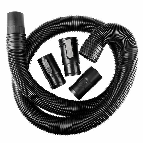 WORKSHOP Wet Dry Vacuum Accessories WS25020A Wet Dry Vacuum Hose, 2-1/2-Inch x 7-Feet Dual-Flex Locking Wet Dry Vac Hose for Wet Dry Shop Vacuums