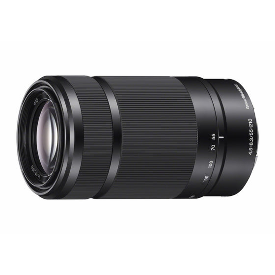 Sony E 55-210mm F4.5-6.3 Lens for Sony E-Mount Cameras (Black)