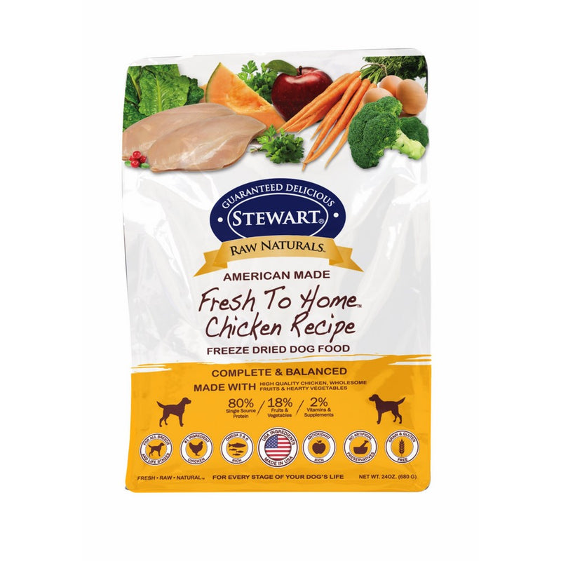 Stewart Raw Naturals Fresh To Home Freeze Dried Dog Food