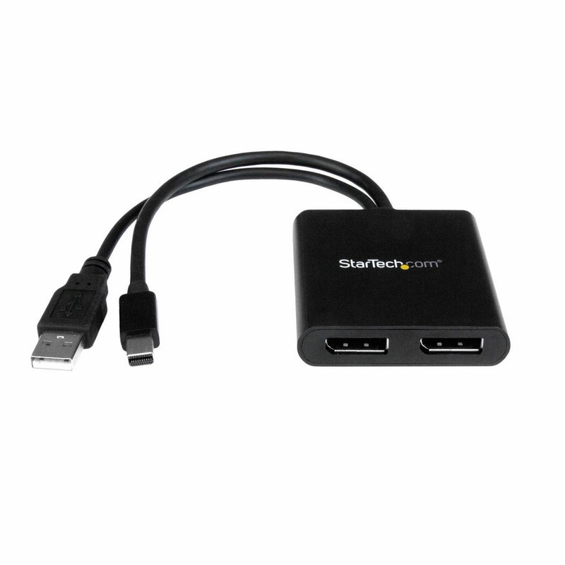 StarTech.com Mini DisplayPort to DisplayPort Multi Monitor Splitter - 2-Port MST Hub - mDP 1.2 to 2x DP MST Hub