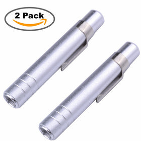 2 x Aluminum Alloy Chalk Holder Teacher's Chalk Clip Clutch Silver Color, Model: , Office Shop