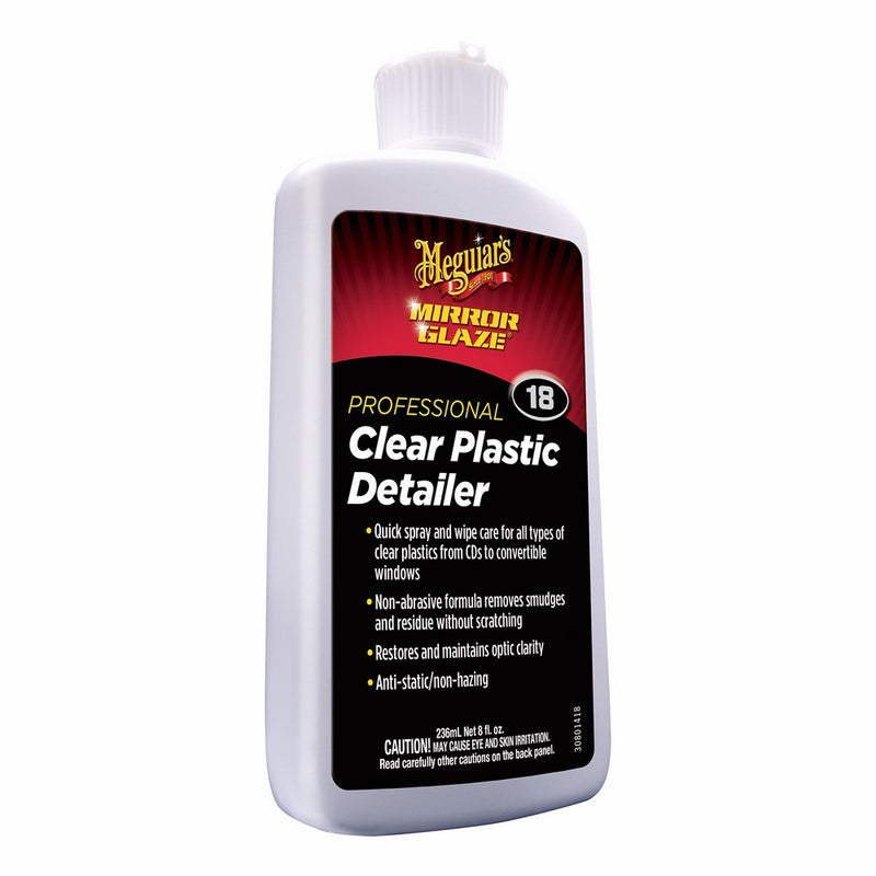 Meguiar's M18 Mirror Glaze Clear Plastic Detailer - 8 oz.