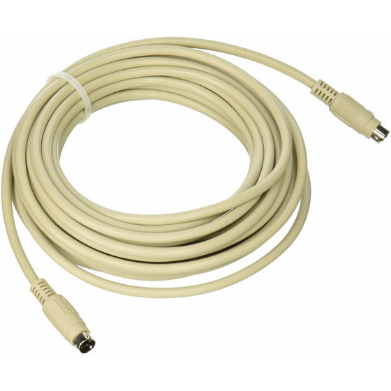 C2G 09619 PS/2 M/M Keyboard/Mouse Cable, Beige (25 Feet, 7.62 Meters)