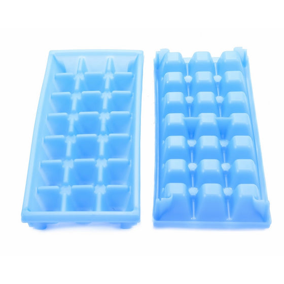 Camco Stackable Miniature Ice Cube Tray for Mini Fridges, RV/Marine Freezers, Dorm Freezers and Small Freezers, (2 Pack) (44100)