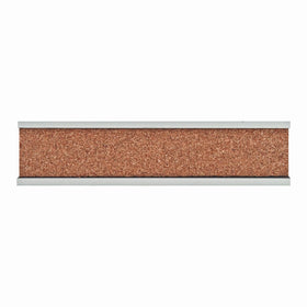 ADVANTUS Cork Map Rail, 8 Feet Long x 2 Inches High, Aluminum Trim (2031)