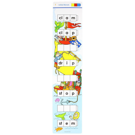 Didax Educational Resources Blends Word Ladder Activity Card Set