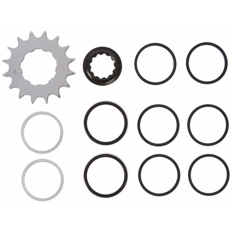 Wheels Manufacturing One Speed Conversion Set with 16T Cog, Black
