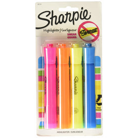 Sharpie Accent Tank-Style Highlighters, 4 Colored Highlighters (25174PP)