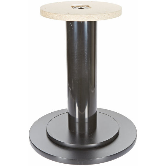 Iceberg ICE69030 OfficeWorks Four-Column Round Table Base Only, 31" Width x 28" Height, Black - Table Top Sold Separately