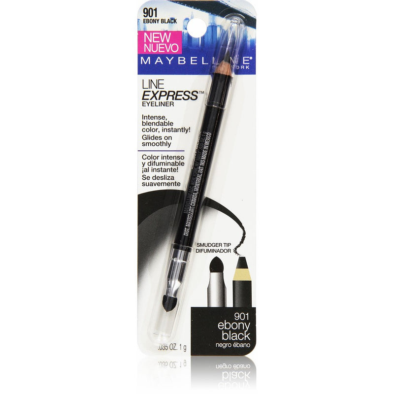 Maybelline New York Line Express Eyeliner, Ebony Black 901, 0.035 Ounce