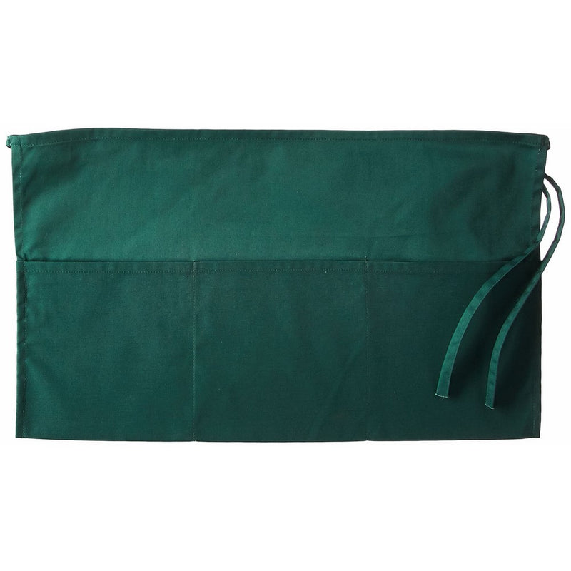 Winco WA-1221G 3-Pocket Waist Apron, Green