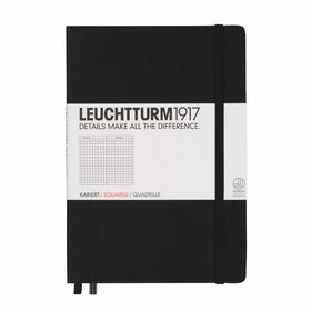 Leuchtturm1917 Classic Hardcover Squared Medium Notebook Black