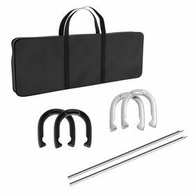 Trademark Games Professional Horseshoe Set - Heavy Duty with Carrying Case