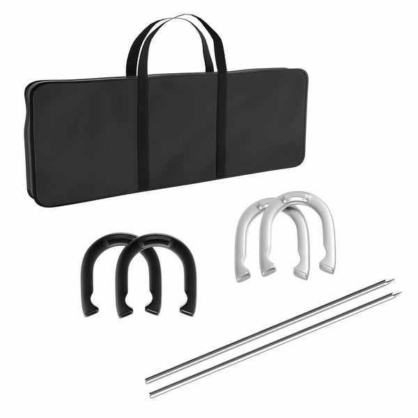Trademark Games Professional Horseshoe Set - Heavy Duty with Carrying Case