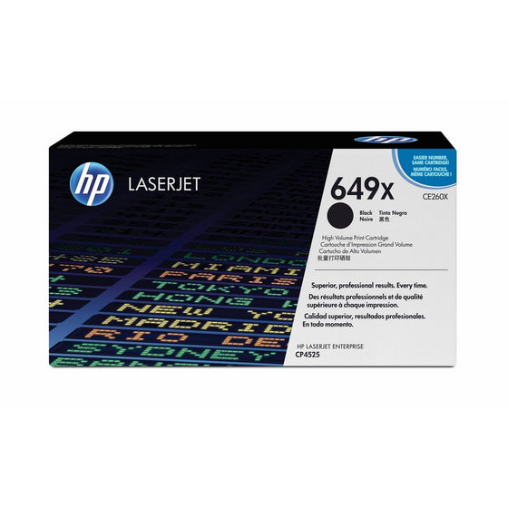 HP 649X (CE260X) Black High Yield Original Toner Cartridge