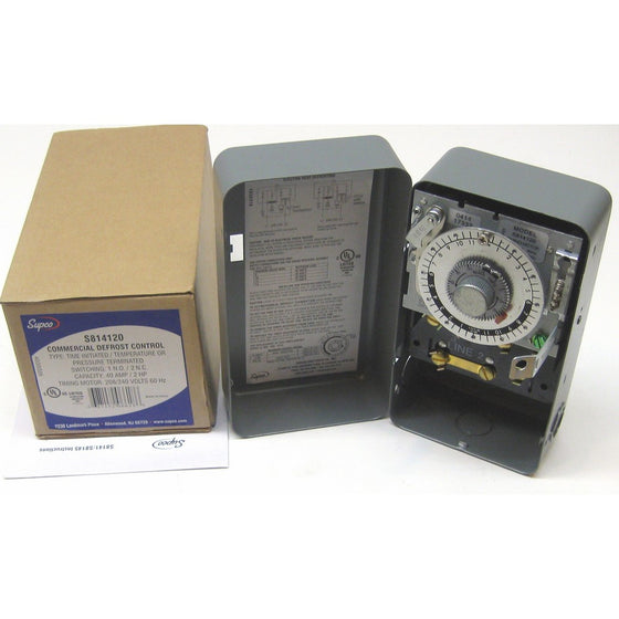 Supco S8141-20 Complete Commercial Defrost Timer (Replaces Paragon 8141-20)
