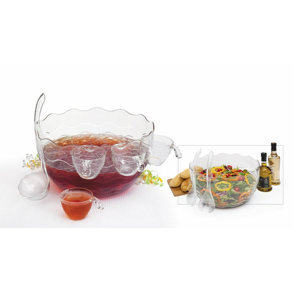 CreativeWare Punch/Salad Bowl 16-Piece Set