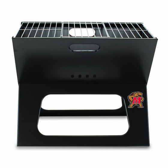 PICNIC TIME NCAA Maryland Terrapins Portable Charcoal X-Grill