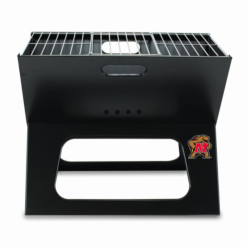 PICNIC TIME NCAA Maryland Terrapins Portable Charcoal X-Grill