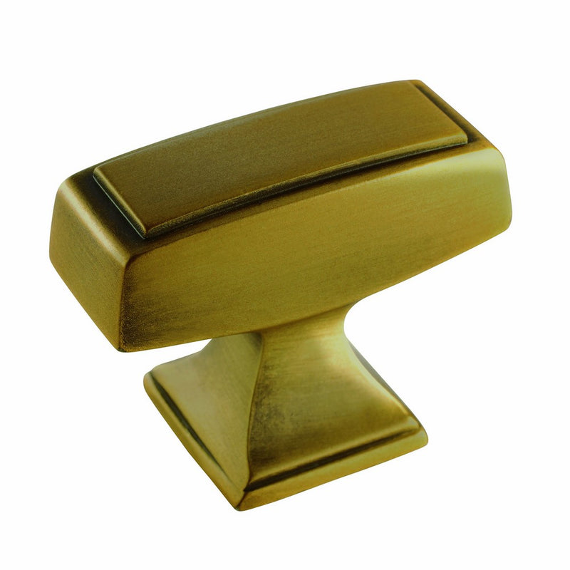 Amerock BP535342GB Mulholland 1-1/2 in (38 mm) Length Gilded Bronze Cabinet Knob