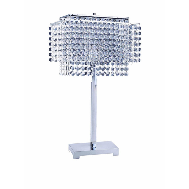 ORE International 732 28-Inch Crystal Strings Table Lamp