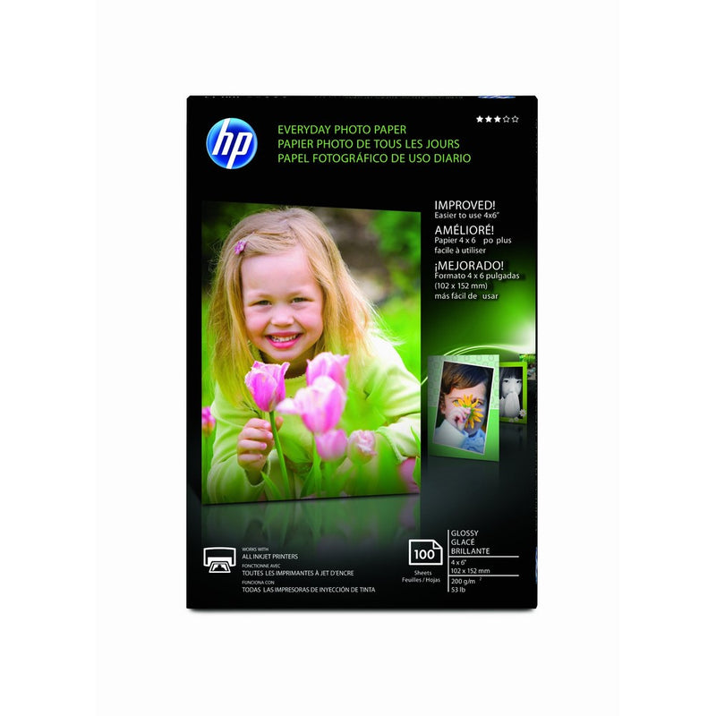 HP CR759A Everyday Photo Paper, Glossy (4x6, 100 sht)