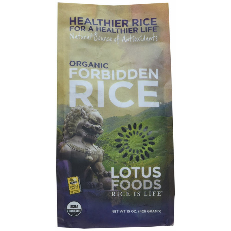 Lotus Foods Forbidden Black Rice, 15 oz, 2 pk