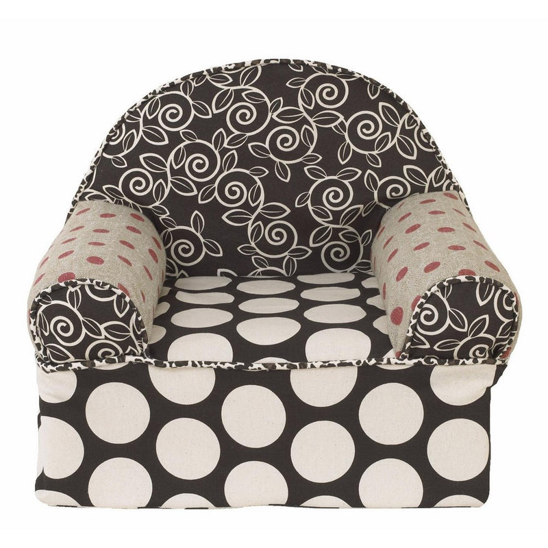 Cotton Tale Designs Baby's 1st Chair, Raspberry Dot