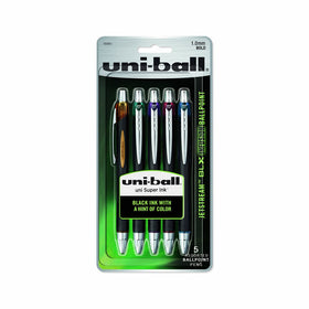 uni-ball Jetstream RT BLX Infusion Ballpoint Pens, Bold Point (1.0mm), Assorted Colors, 5 Count