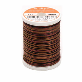 Sulky 713-4068 12-Weight Cotton Blendable Thread, 330-Yard, Dark Chocolate
