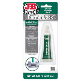 J-B Weld 29006 Perma-Lock Green Threadlocker - 6 ml