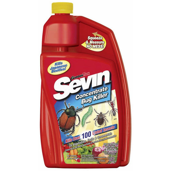Sevin Bug Killer Multiple Insects Carbaryl Qt