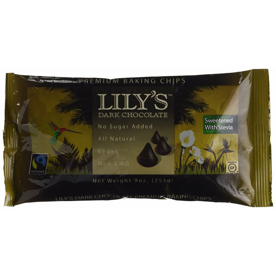 Lily's Dark Chocolate Chips- 1x9 OZ