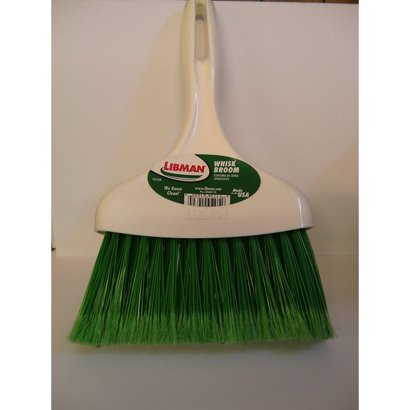 Libman 01030 White & Green Whisk Broom