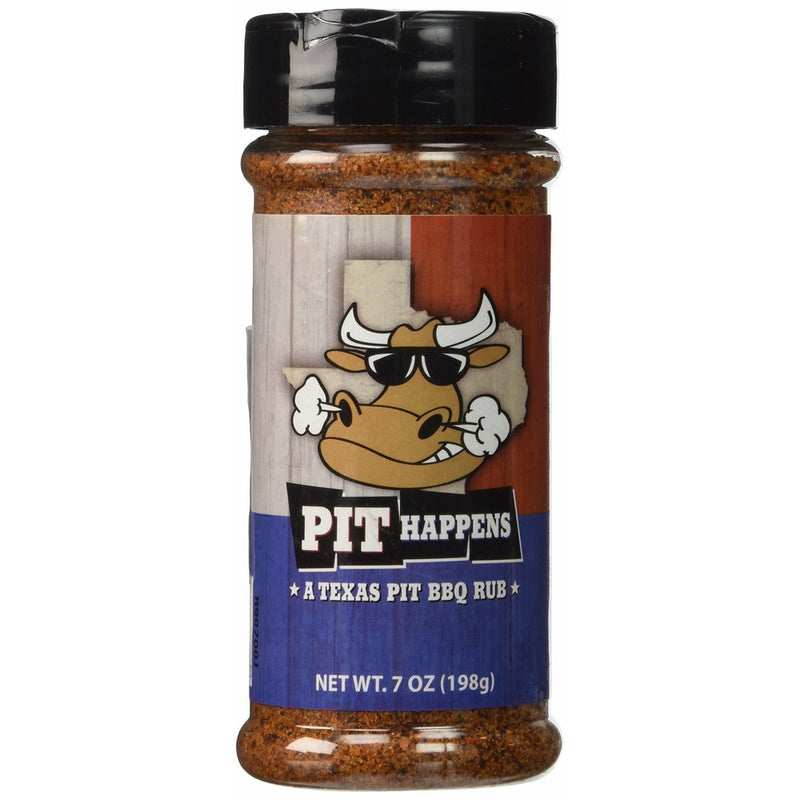 Pit Happens- A Texas Pit Barbecue Rub- 7 Ounce