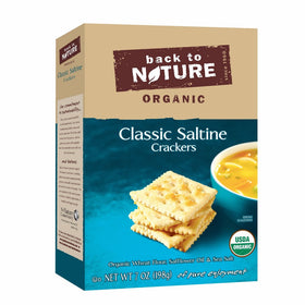 Back to Nature Crackers, Classic Organic Saltines, 7 Ounce