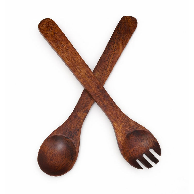 Lipper International 288 Cherry Finished Salad Servers, 13" Long, One Pair