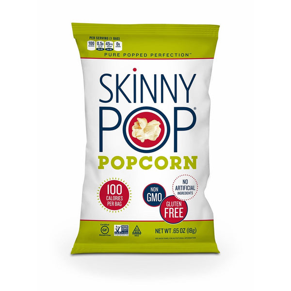 SkinnyPop Popcorn, Original, 0.65 Ounce (Pack of 30)