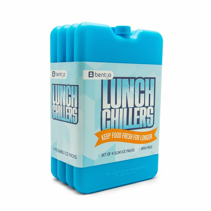 Bentgo Ice Lunch ChillersUltra-thin Ice Packs (4 Pack - Blue)