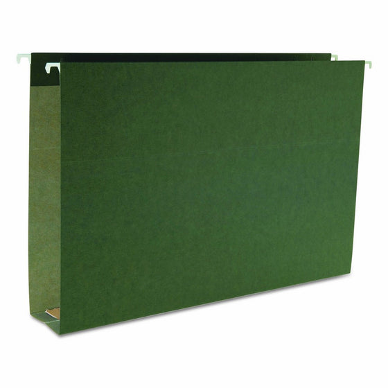 Smead Box Bottom Hanging File Folder, 2" Expansion, Legal Size, Standard Green, 25 per Box (64359)