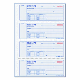 Rediform Prestige Duplicate Carbonless Softcover Money Receipt Books (8L806)