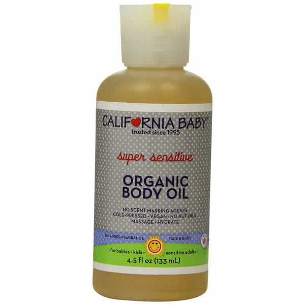 California Baby Body Oil - Super Sensitive, 4.5 oz