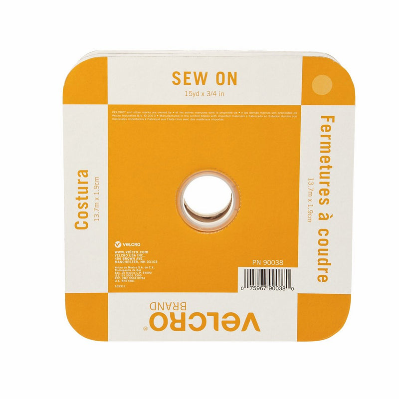 VELCRO Brand - Sew On Fasteners - 3/4" Wide Tape - 45' - Beige