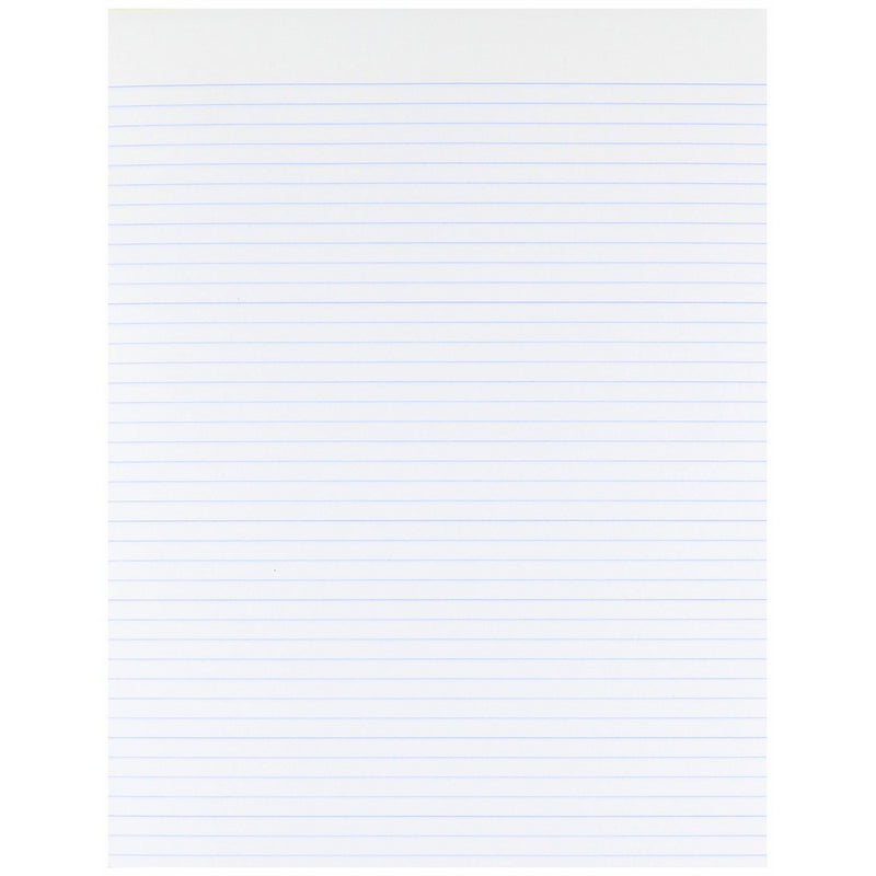 AMPAD Glue Top Pads, 8 1/2 x 11, White, 50 Sheets, Dozen (21118)