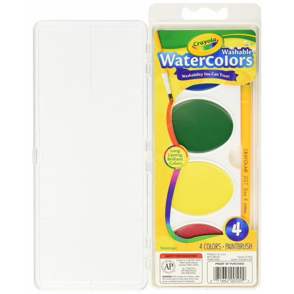 Crayola 4 Ct. Pan So Big Washable Watercolors