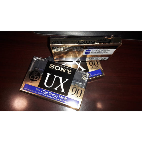 Sony UX Type II 90 Minute Audio Cassette Tape