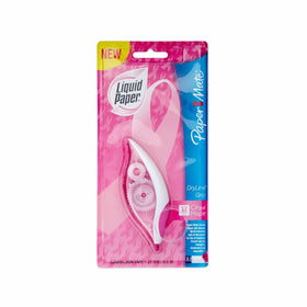 Paper Mate Liquid Paper DryLine Grip Correction Tape, White Ribbon, 1 Count