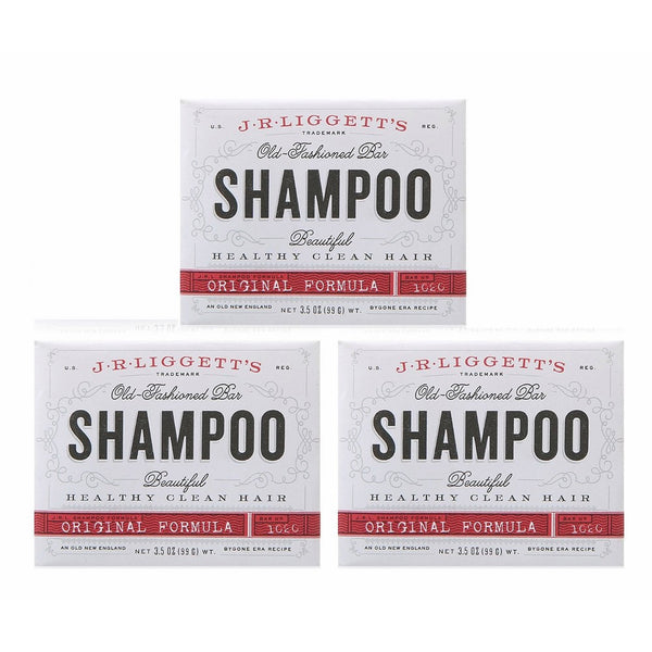 J.R.LIGGETT'S Shampoo-Original Old-Fashioned Bar - 3.5 Oz (Pack of 3)