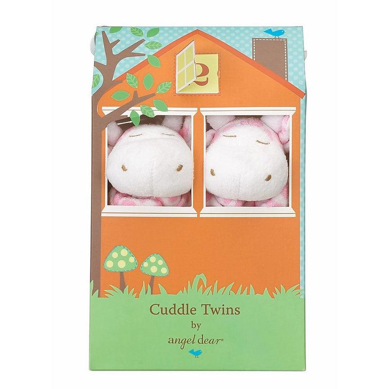 Angel Dear Cuddle Twin Set, Pink Giraffe