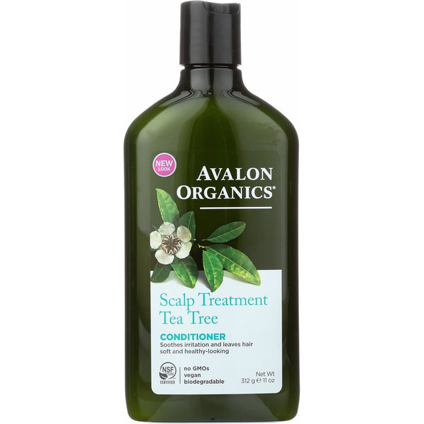 Avalon Organics Scalp Treatment Tea Tree Conditioner, 11 oz